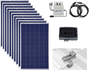 kit photovoltaique 3kw autoconsommation