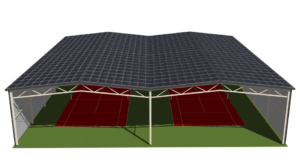 Capannone FOTOVOLTAICO Tennis hangar GRATUITO