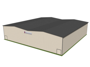 FULLY CLOSED PHOTOVOLTAIC PADEL COURT COVER STRUCTURE